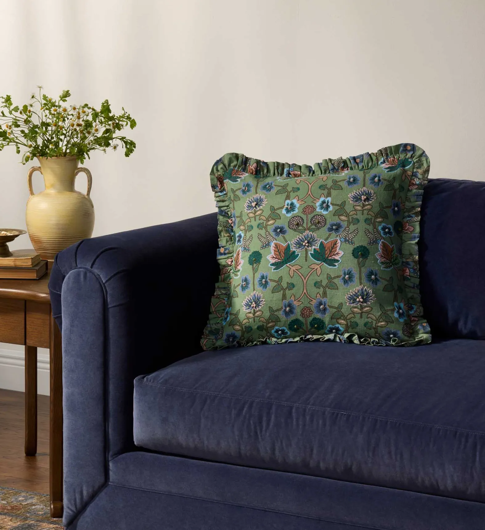 Maple Embroidered Pillow