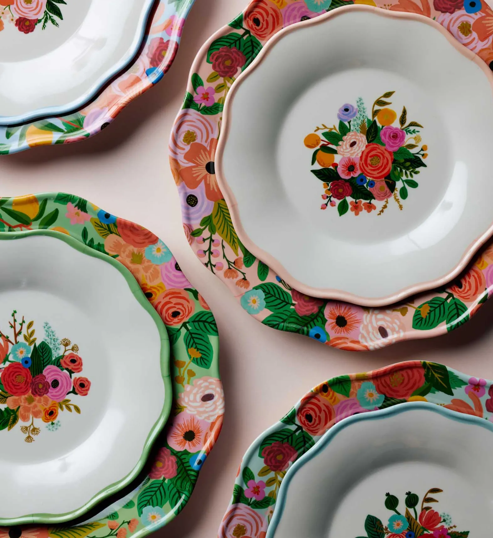Melamine Assorted Dessert Plates