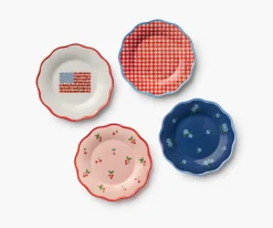 Melamine Assorted Dessert Plates