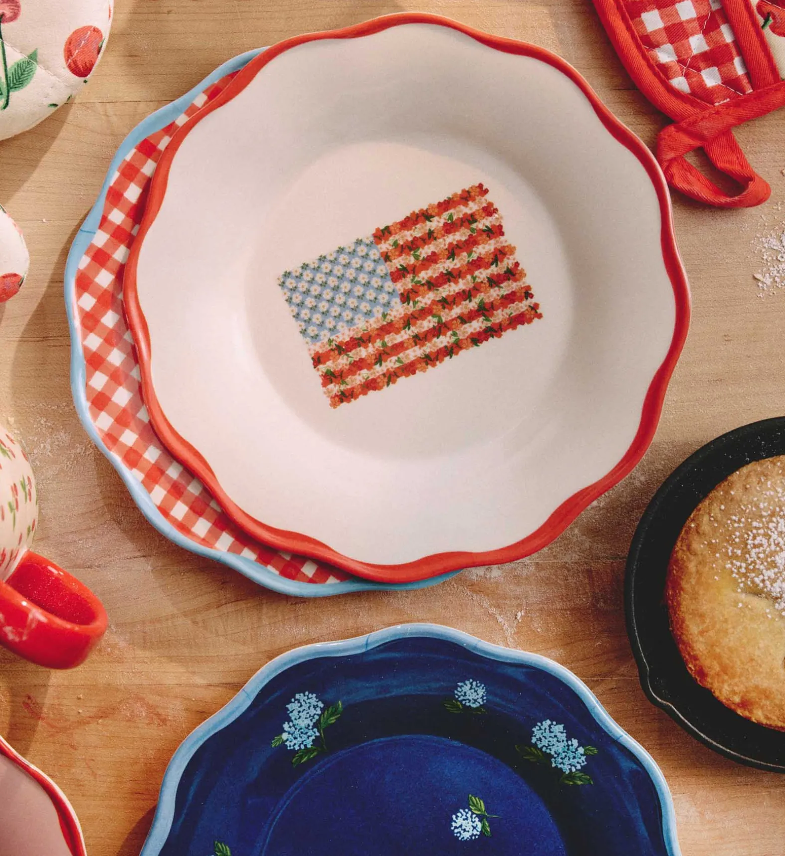 Melamine Assorted Dessert Plates