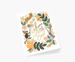 Menagerie Baby Card