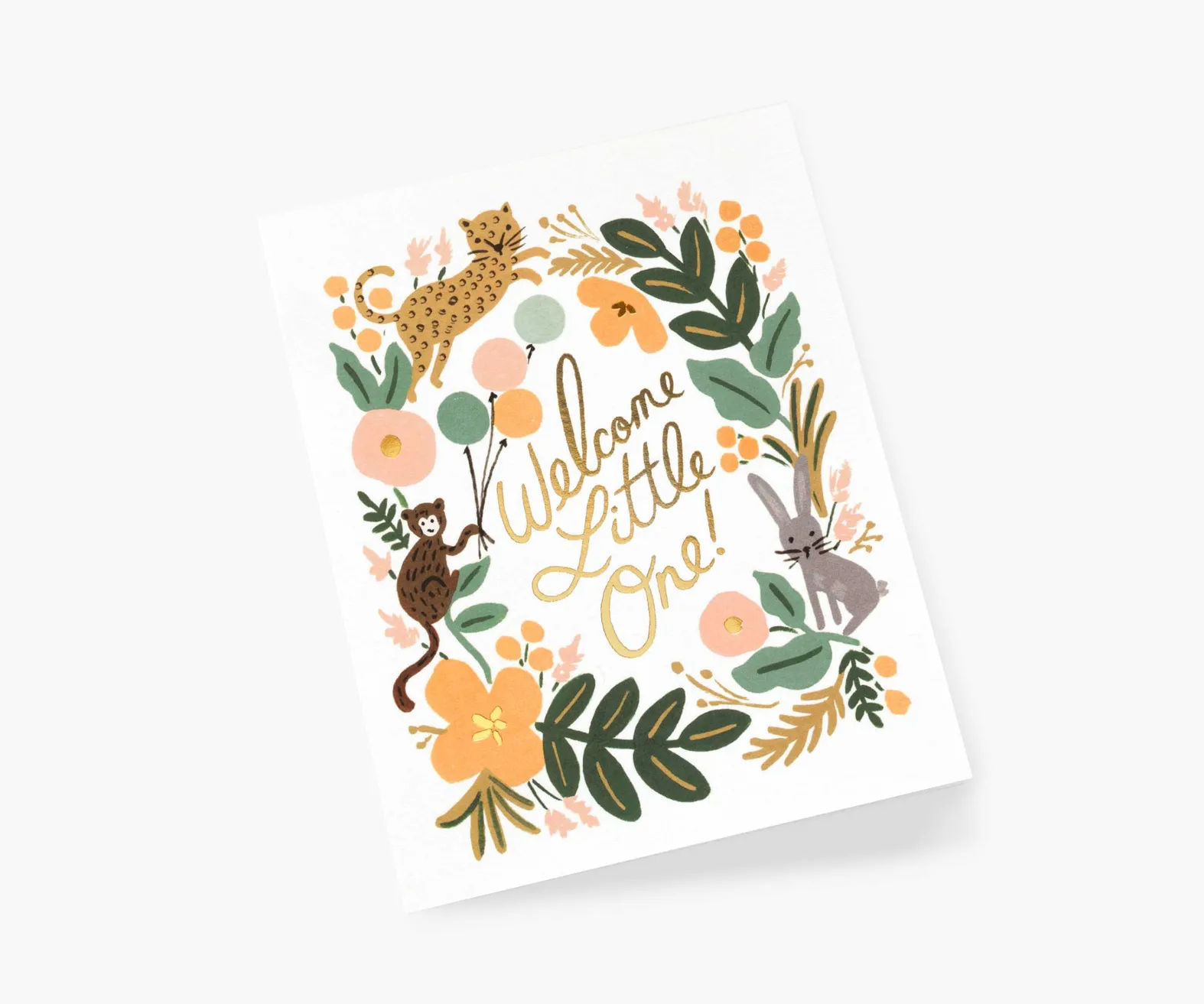 Menagerie Baby Card