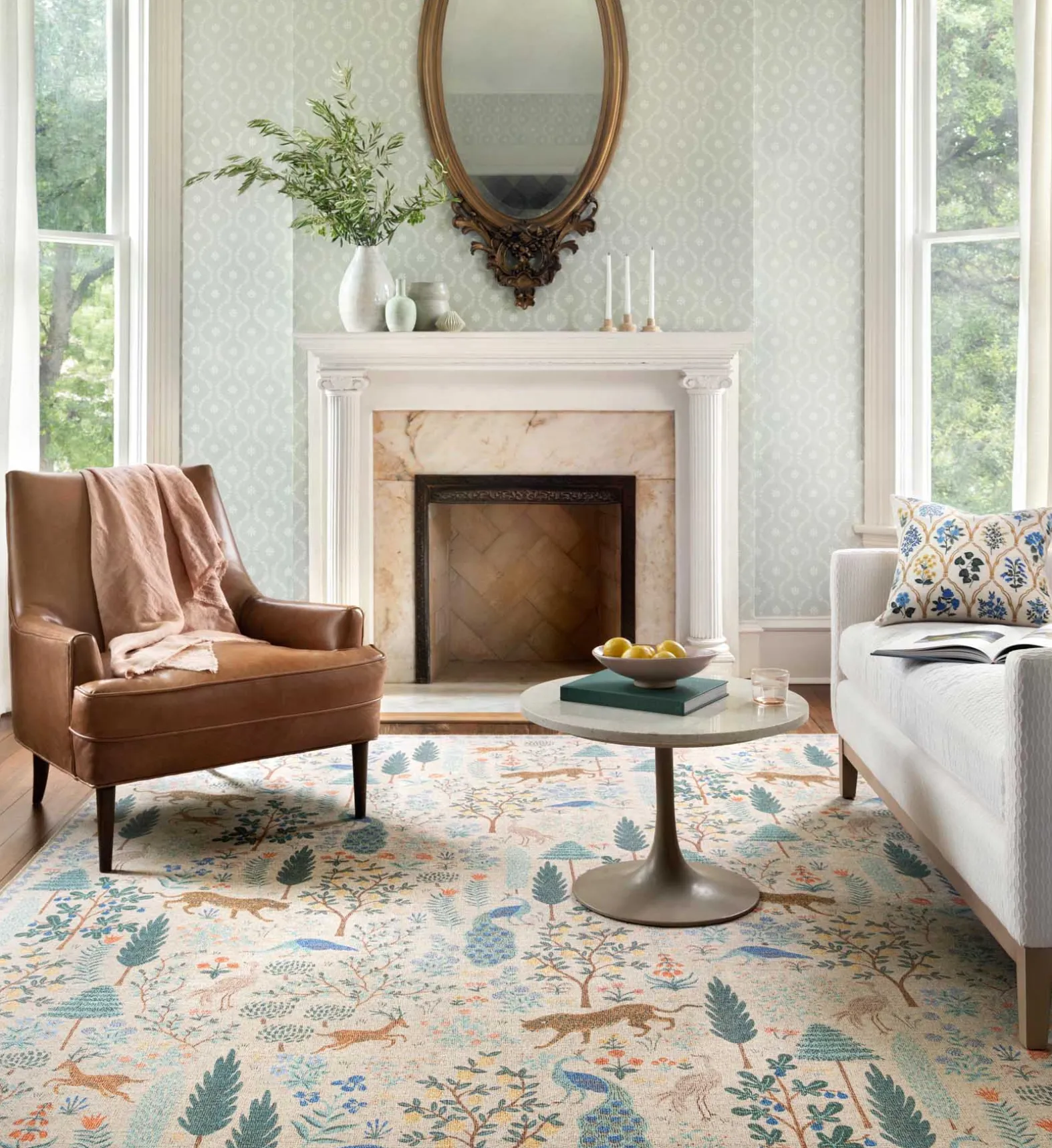Menagerie Forest Printed Rug