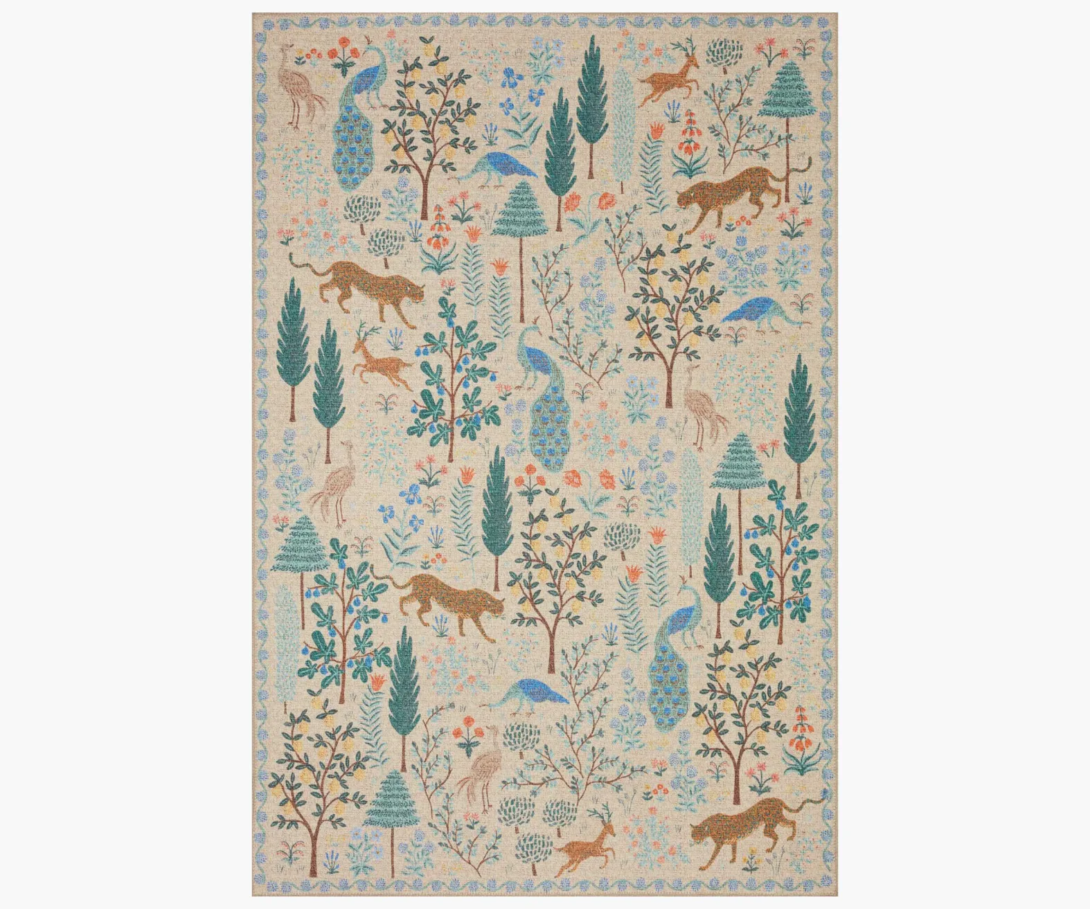 Menagerie Forest Printed Rug