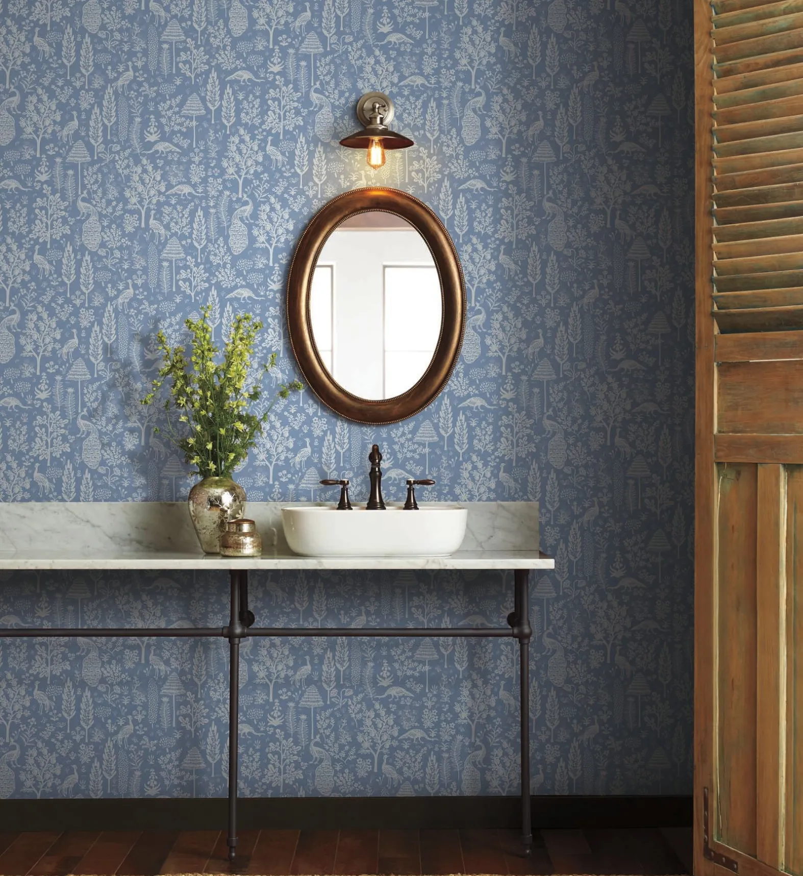 Menagerie Toile Wallpaper
