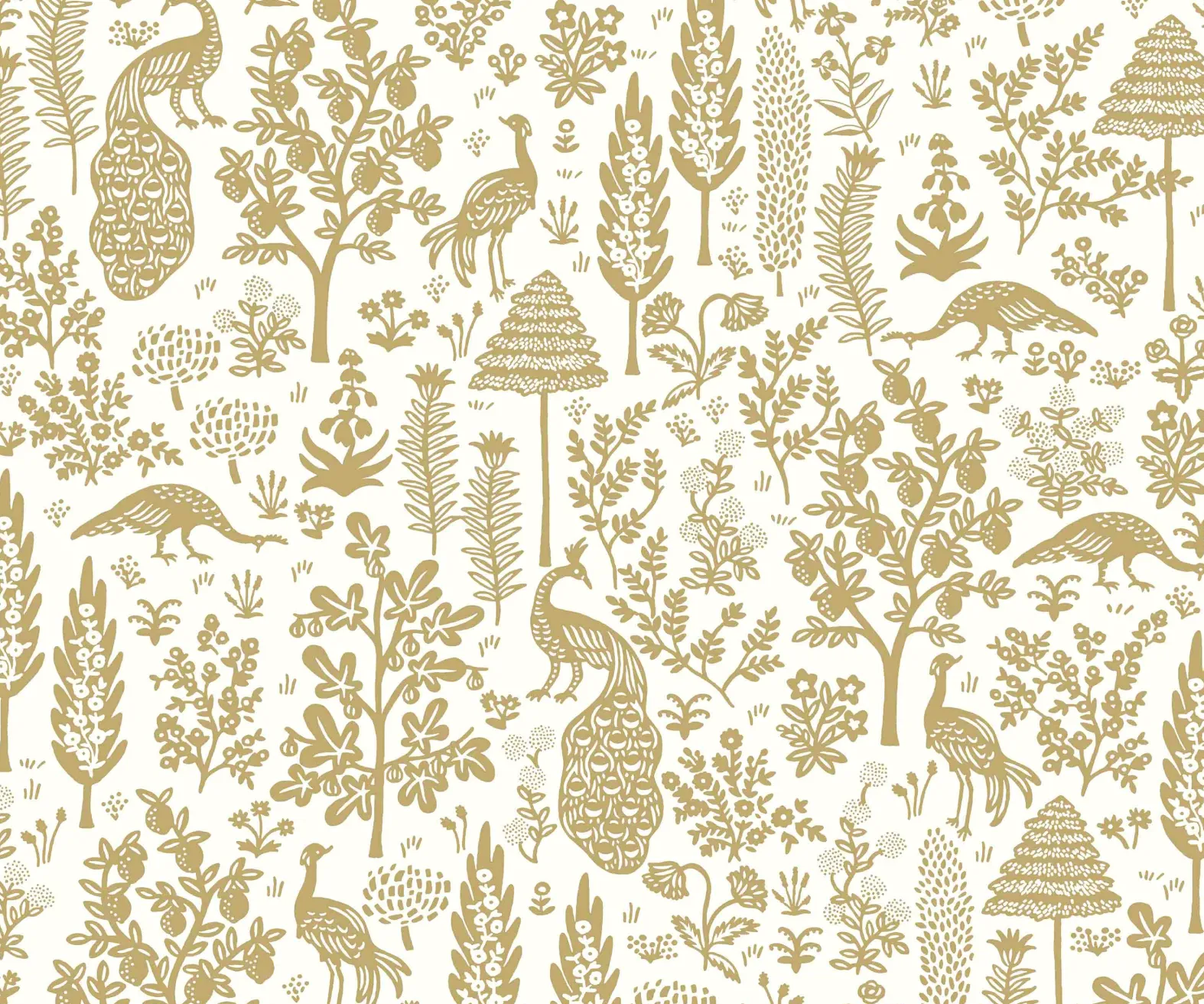 Menagerie Toile Wallpaper
