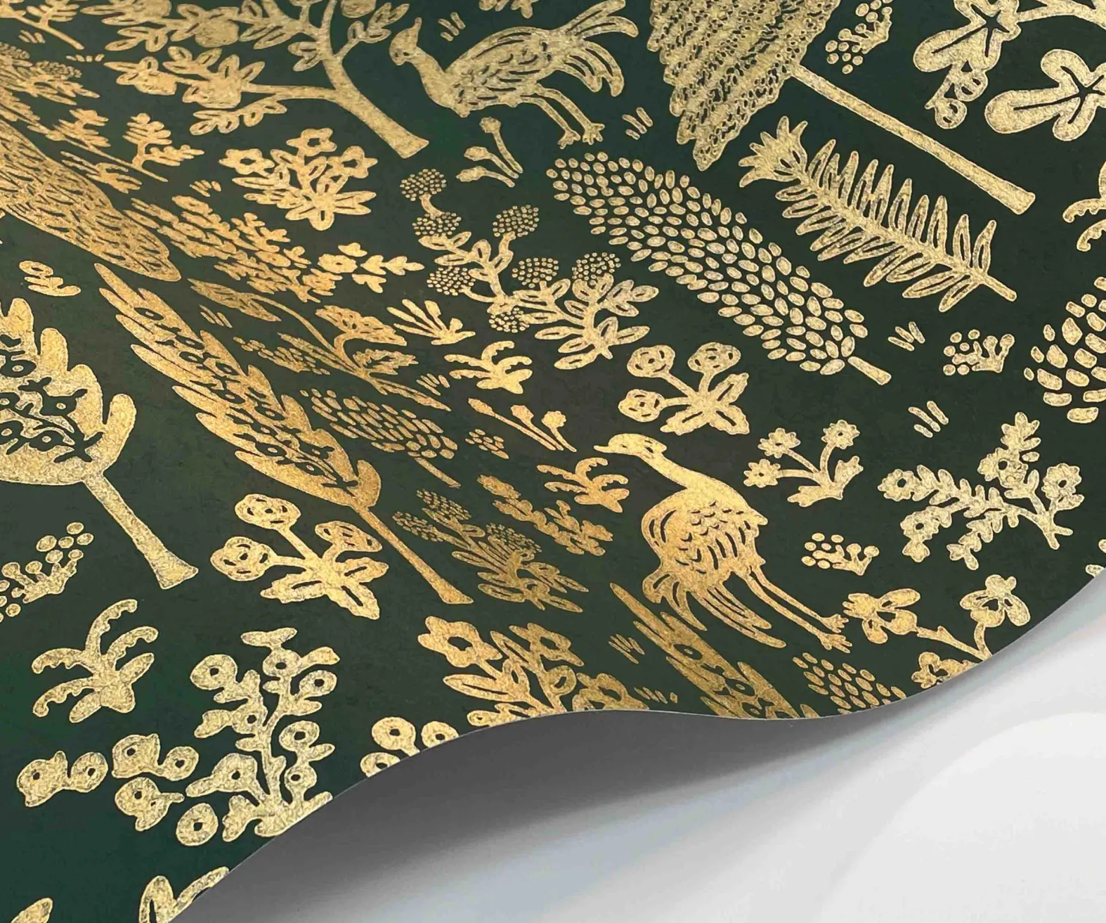 Menagerie Toile Wallpaper Sample