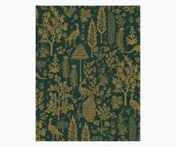 Menagerie Toile Wallpaper Sample