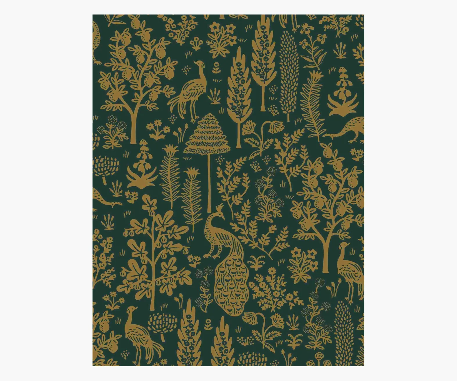 Menagerie Toile Wallpaper Sample