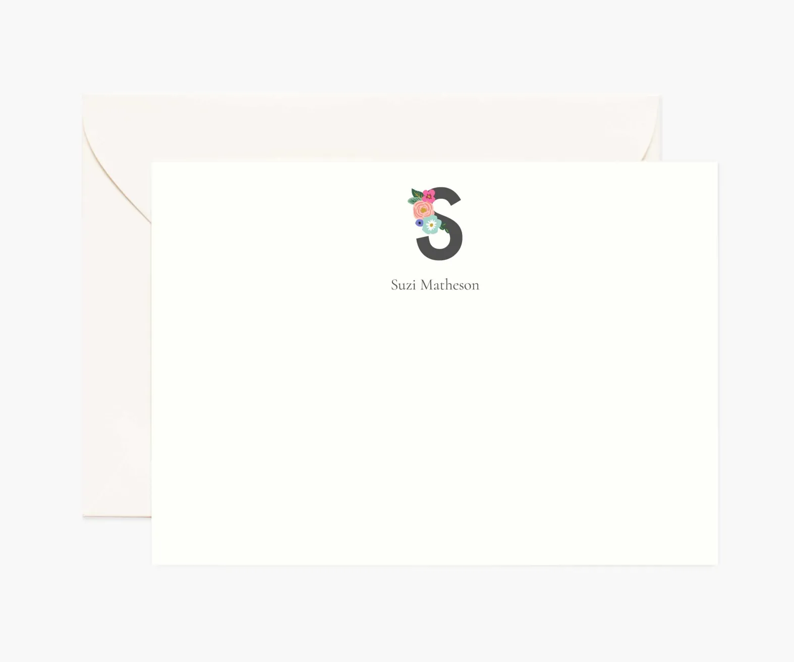 Monogram Personalized Stationery