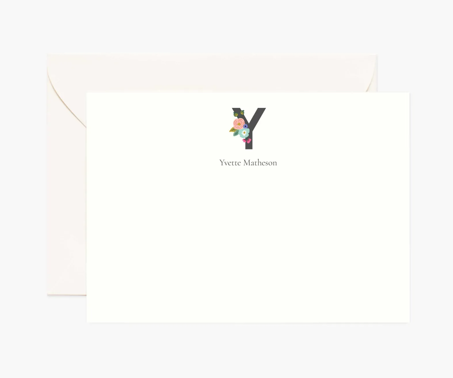 Monogram Personalized Stationery