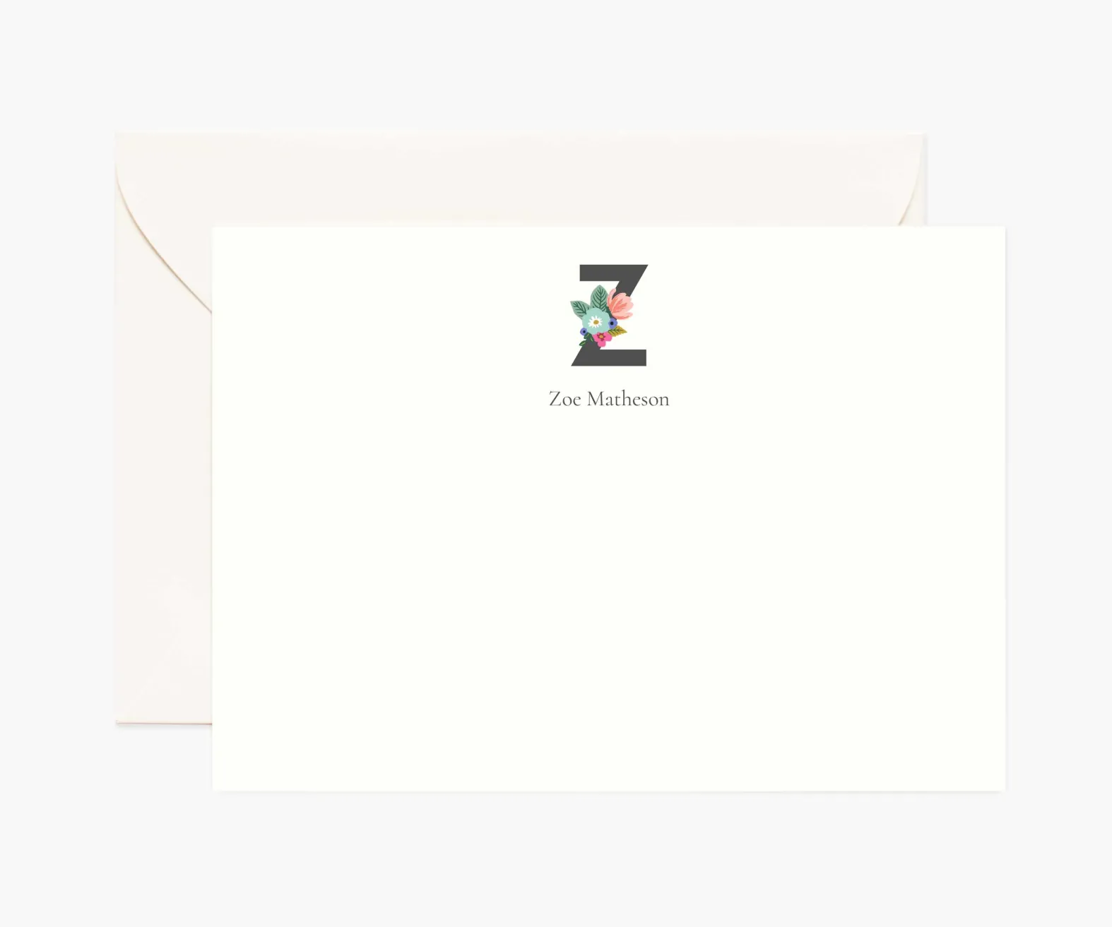 Monogram Personalized Stationery