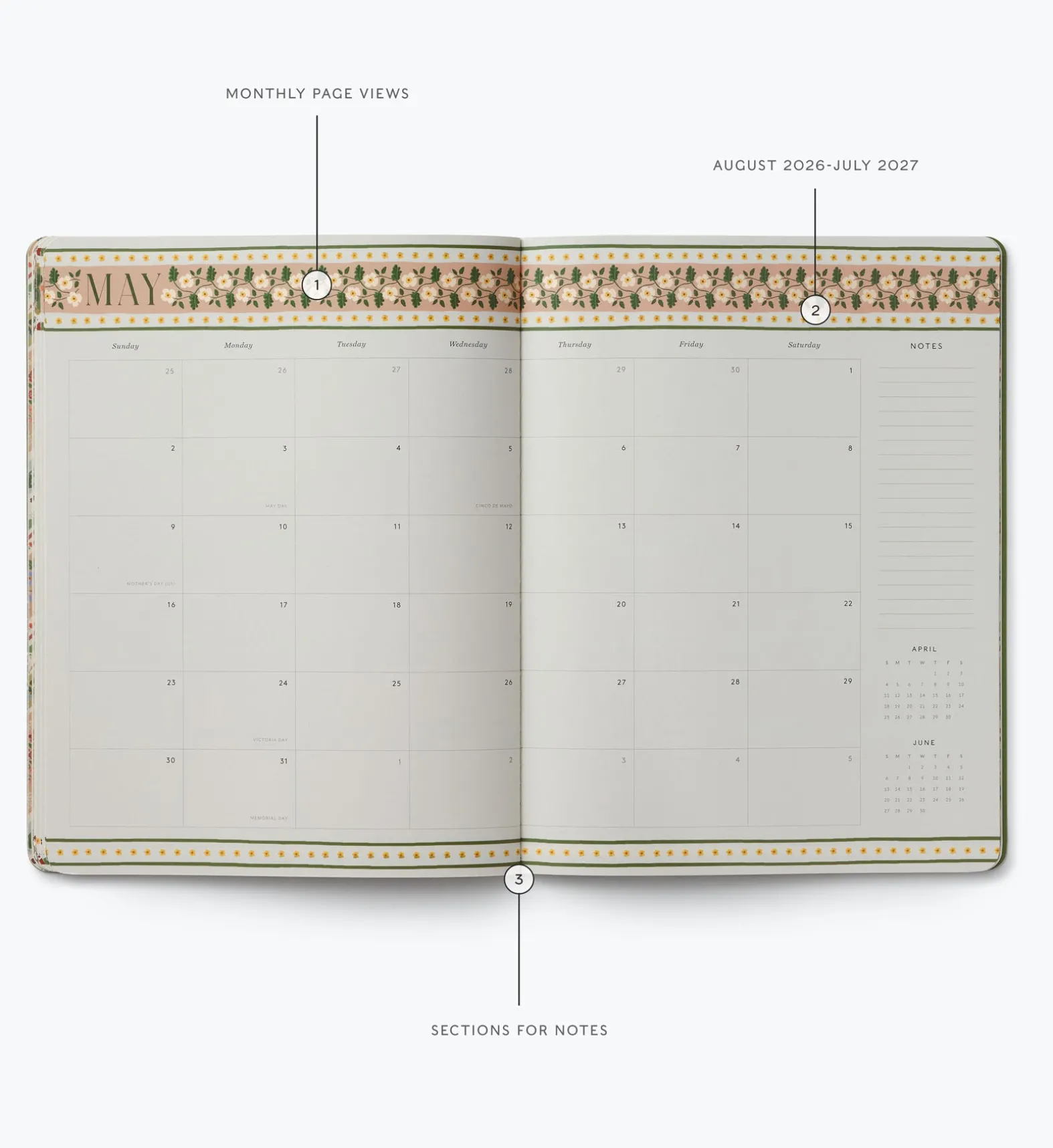 2026-2027 12-Month Academic Appointment Notebook