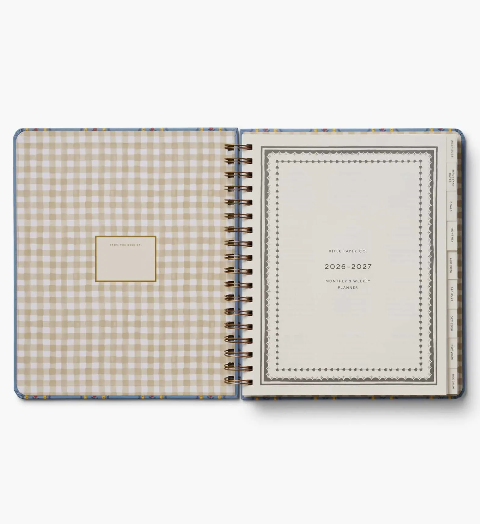 2026-2027 17-Month Academic Hardcover Spiral Planner