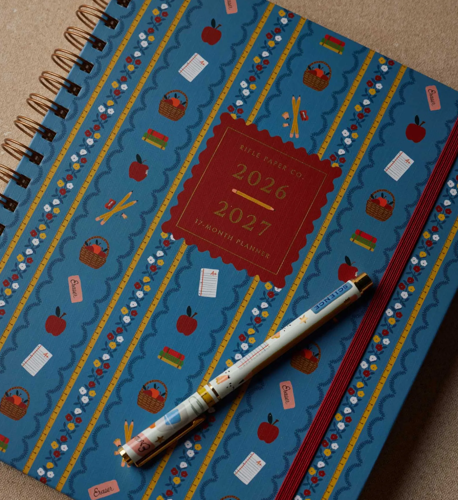 2026-2027 17-Month Academic Hardcover Spiral Planner