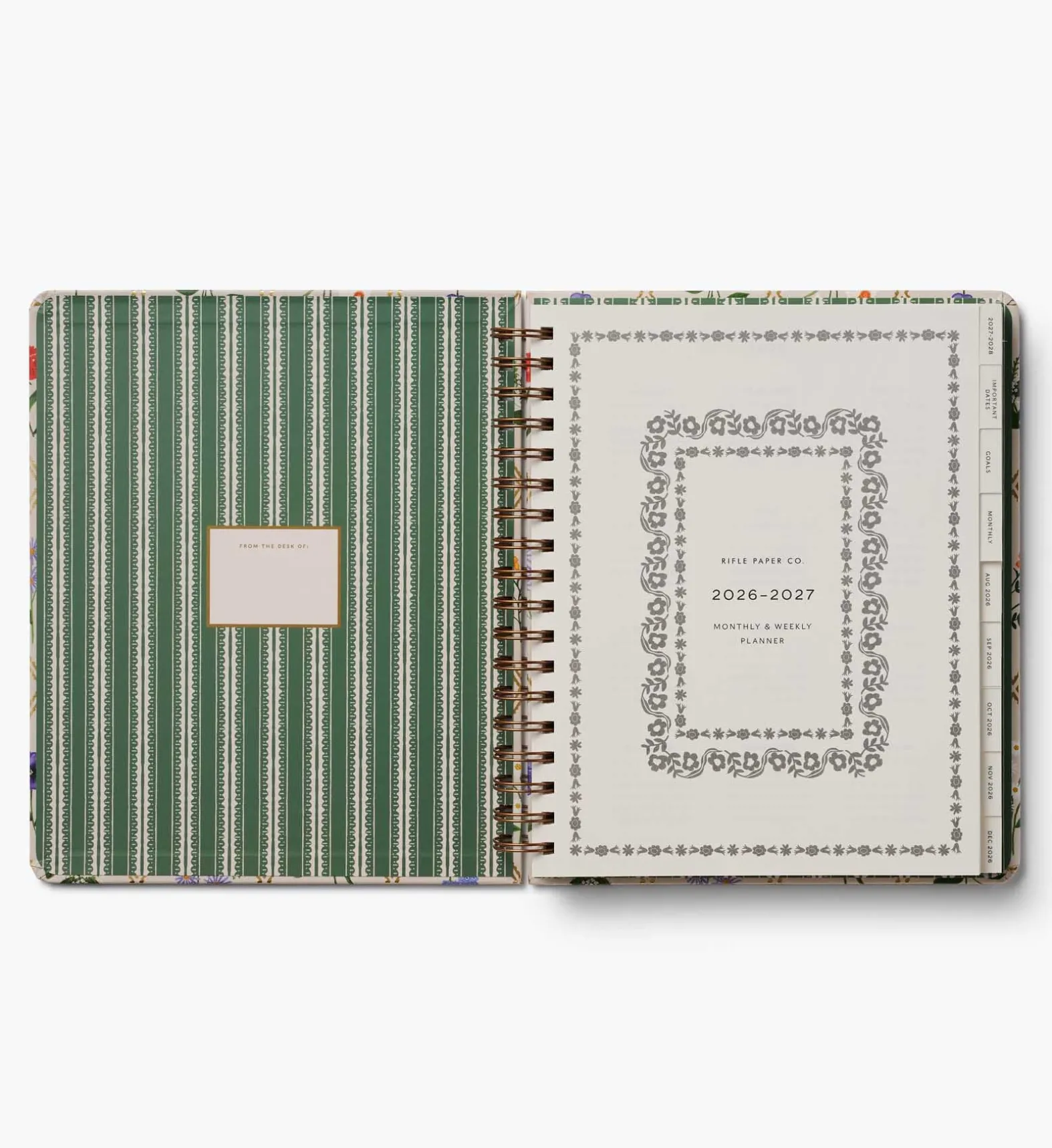 2026-2027 17-Month Academic Hardcover Spiral Planner