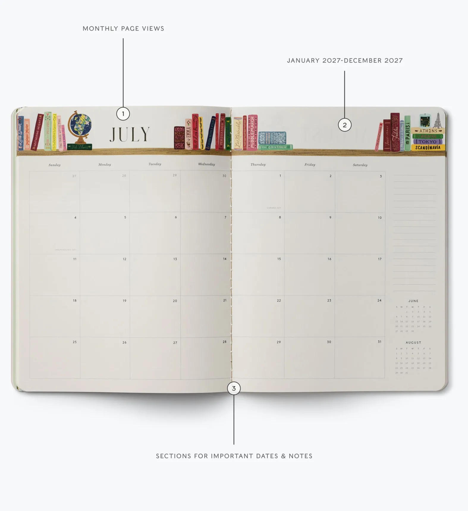 2027 12-Month Appointment Notebook
