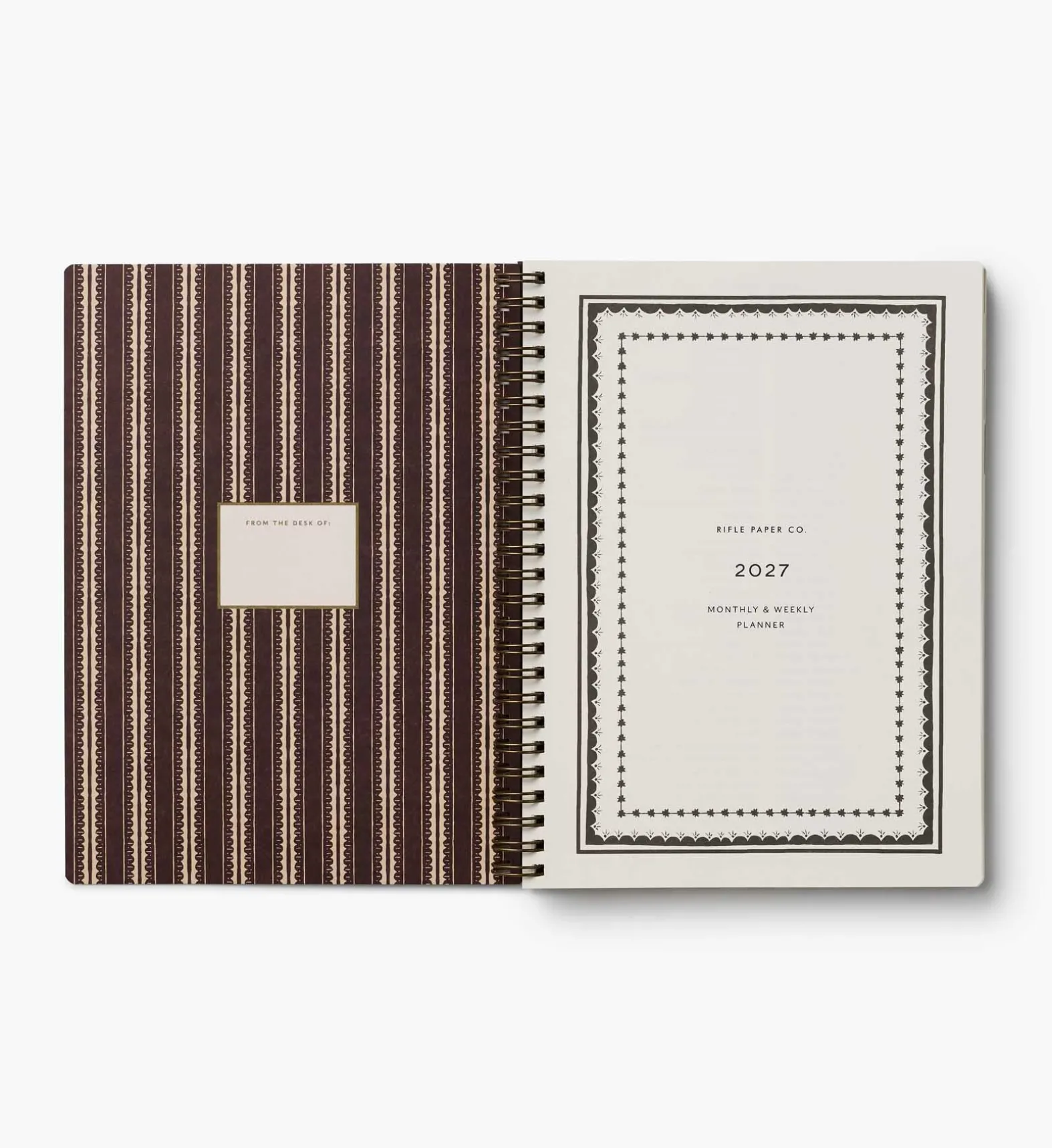 2027 12-Month Softcover Spiral Planner
