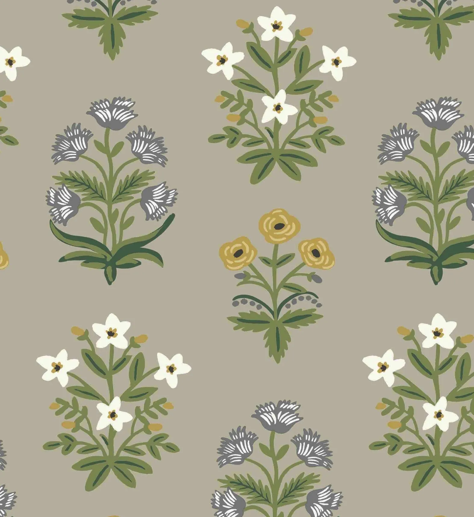 Mughal Rose Wallpaper
