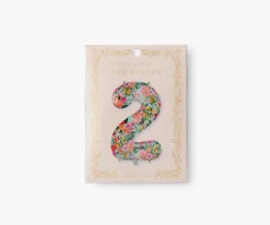 Numbered Foil Balloon