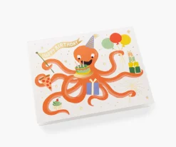 Octopus Birthday Card