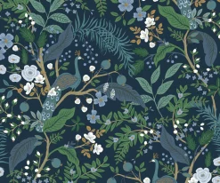 Peacock Garden Peel & Stick Wallpaper