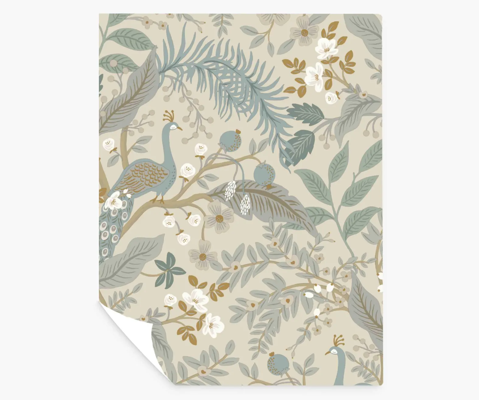 Peacock Garden Peel & Stick Wallpaper