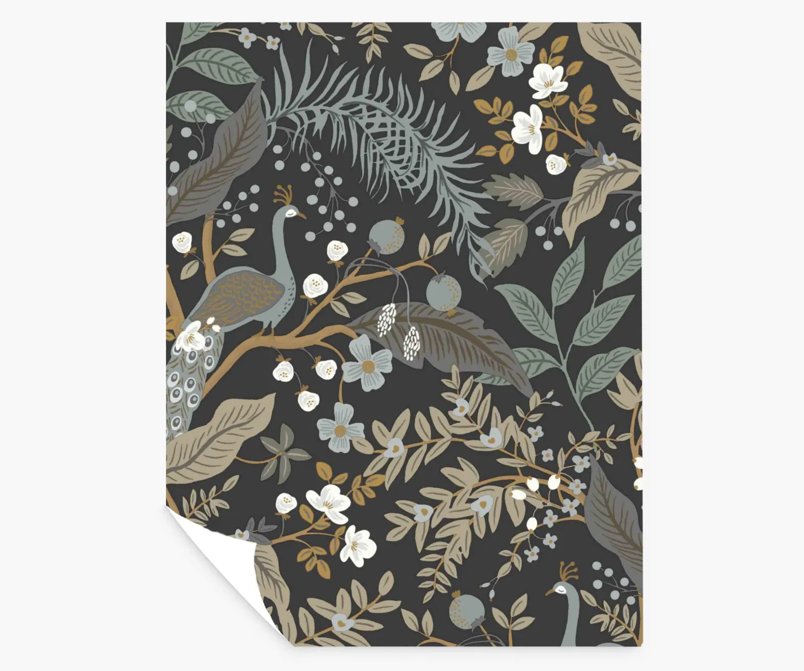 Peacock Garden Peel & Stick Wallpaper Sample