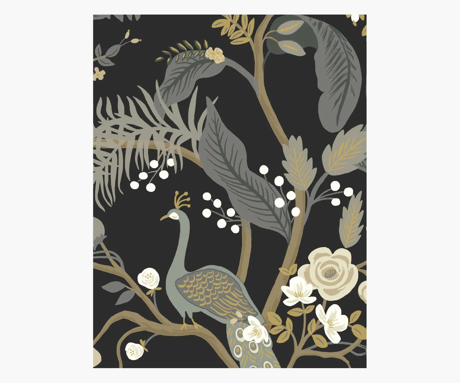Peacock Wallpaper Sample