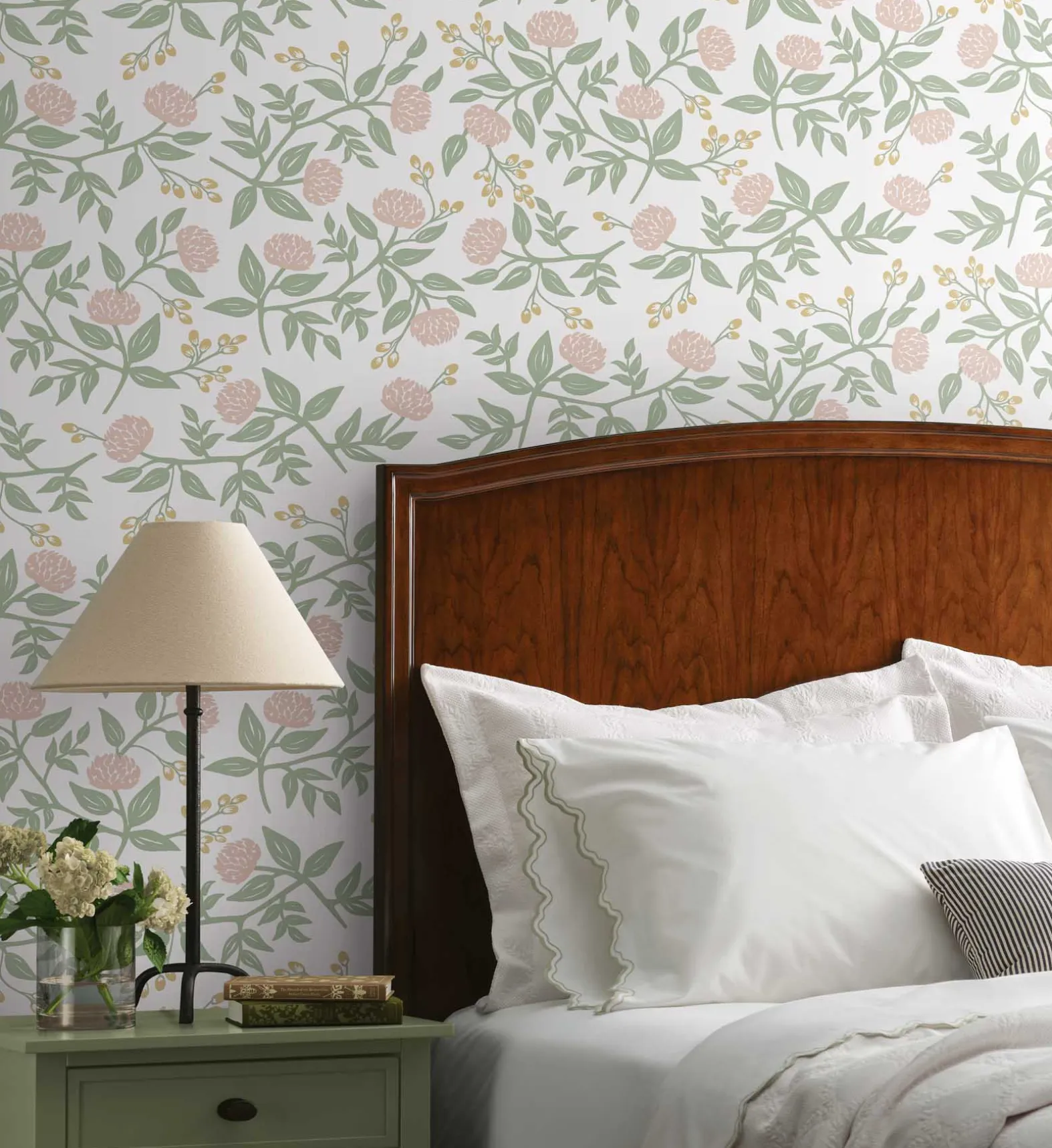Peonies Peel & Stick Wallpaper