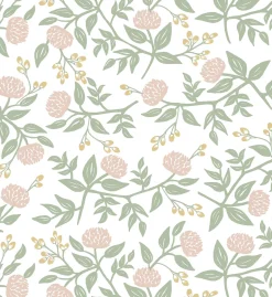 Peonies Peel & Stick Wallpaper