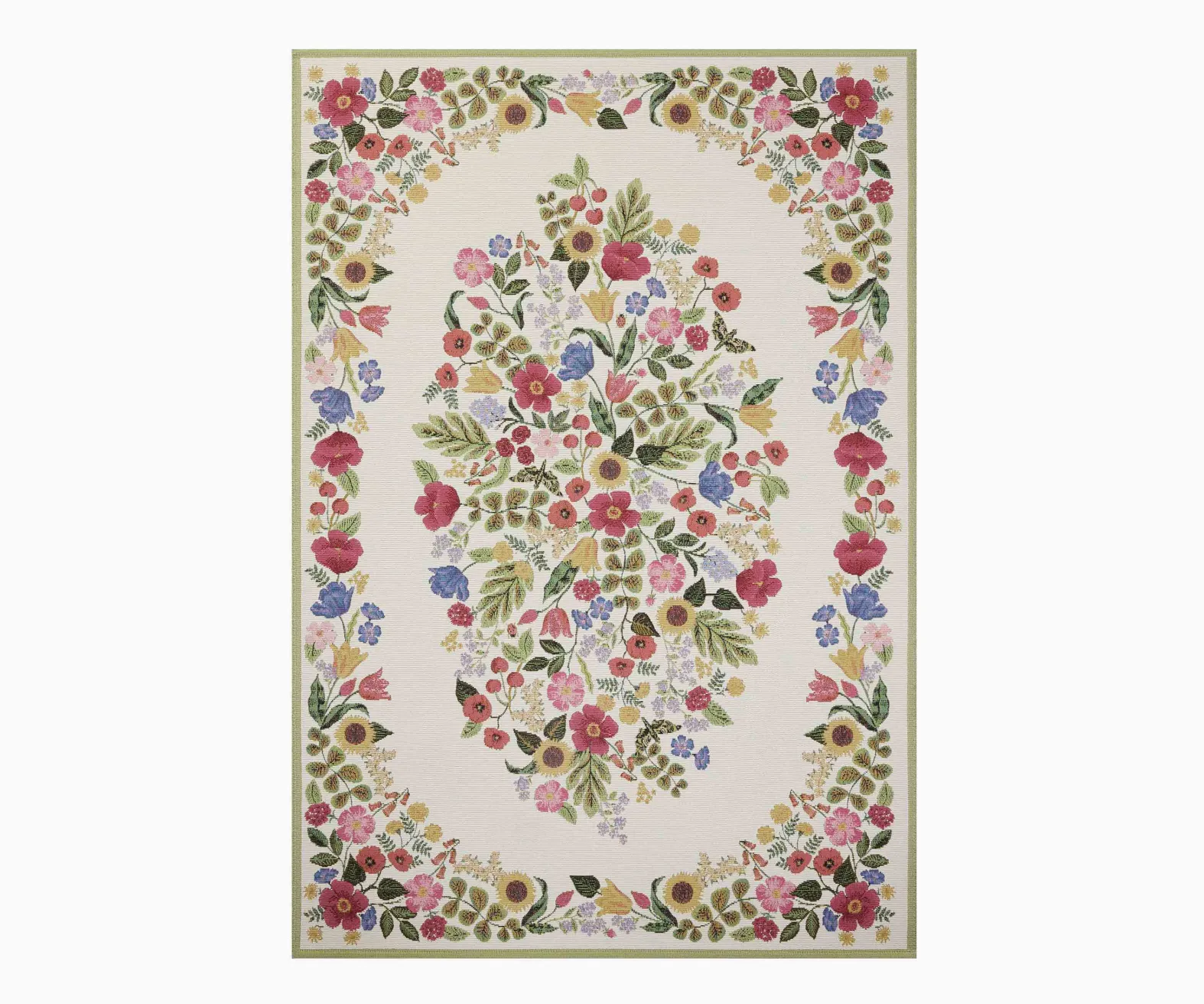 Perennial Blossom Power Loomed Rug