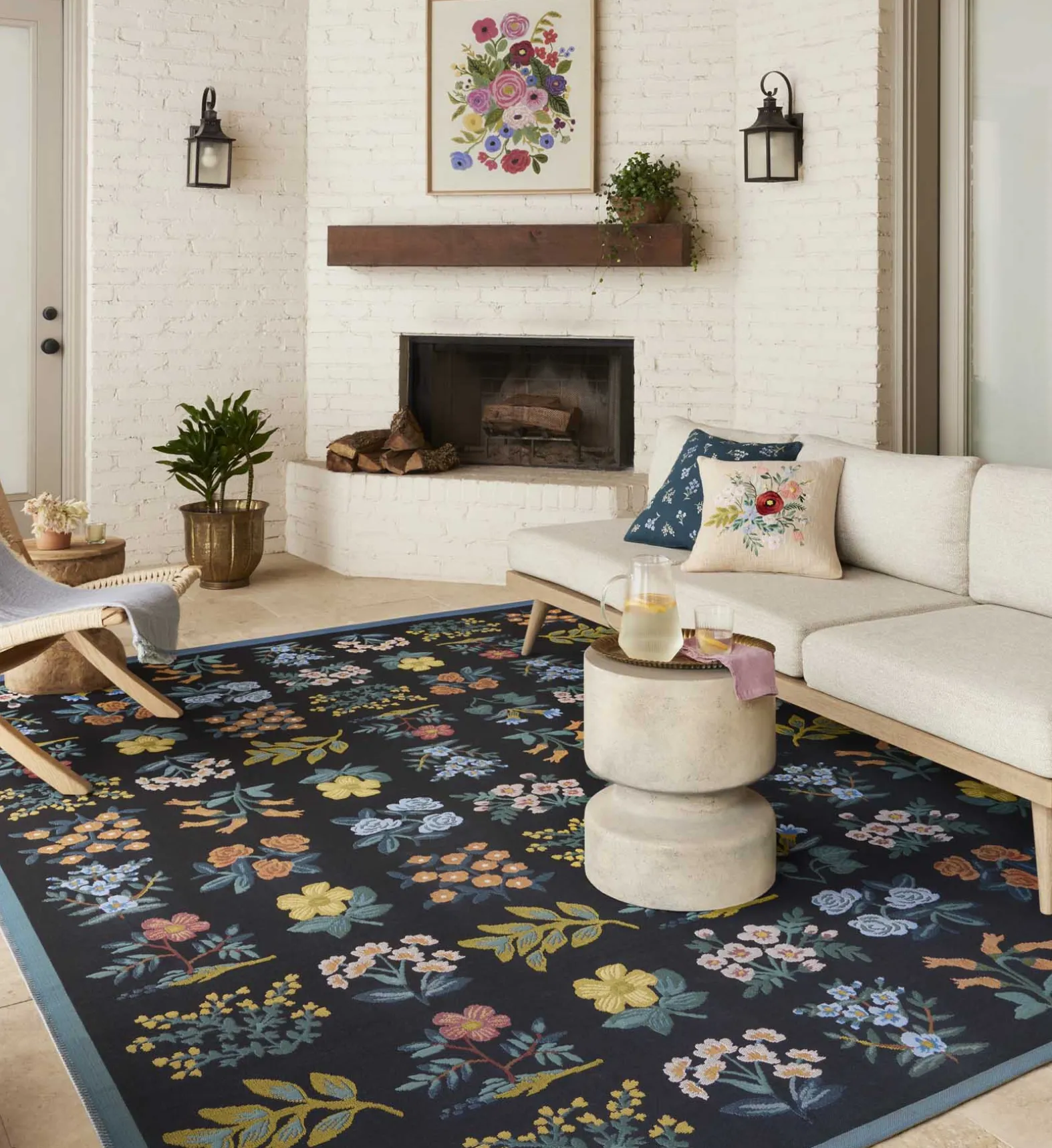 Perennial Wildflower Power Loomed Rug