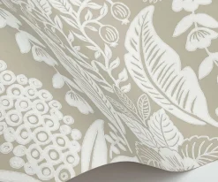 Pineapple Damask Wallpaper