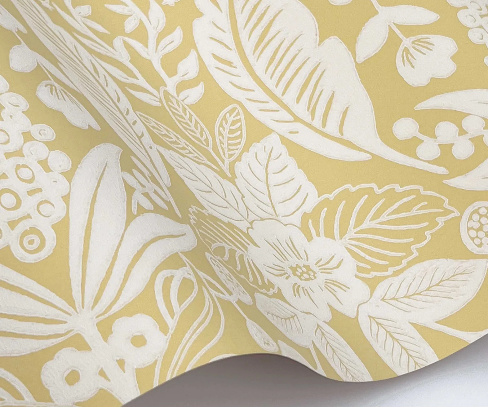 Pineapple Damask Wallpaper