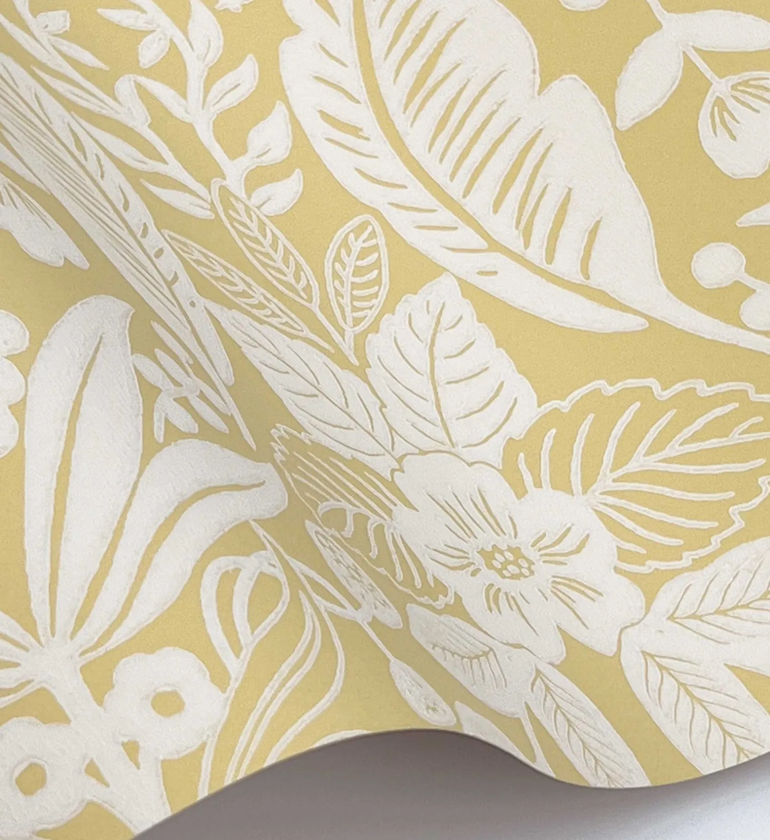 Pineapple Damask Wallpaper