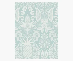 Pineapple Damask Wallpaper Sample