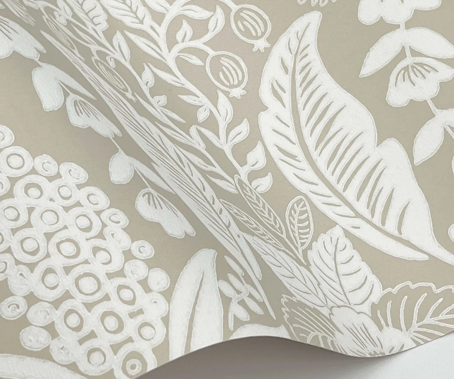 Pineapple Damask Wallpaper Sample
