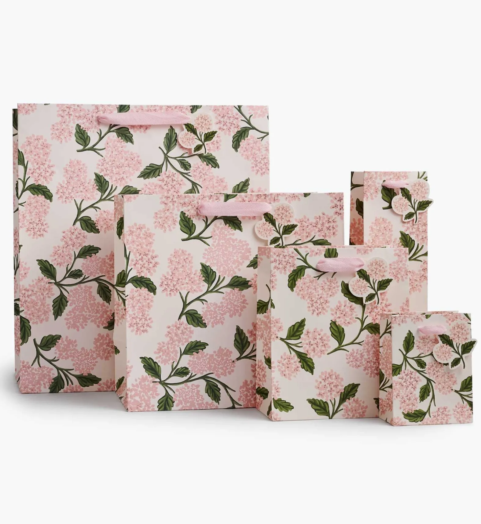 Pink Hydrangea Medium Gift Bag