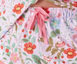 Poplin Button Front Long Set