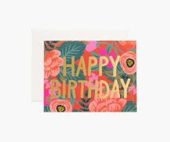 Poppy Birthday Card