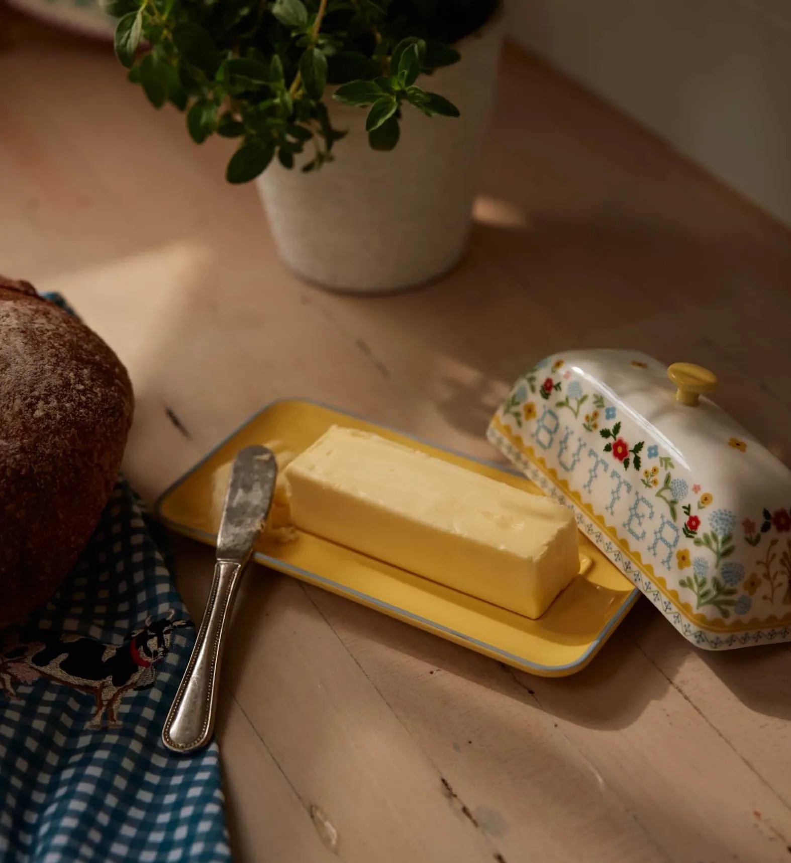 Porcelain Butter Dish