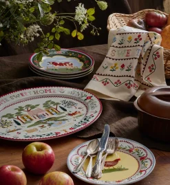 Porcelain Dessert Plate Set
