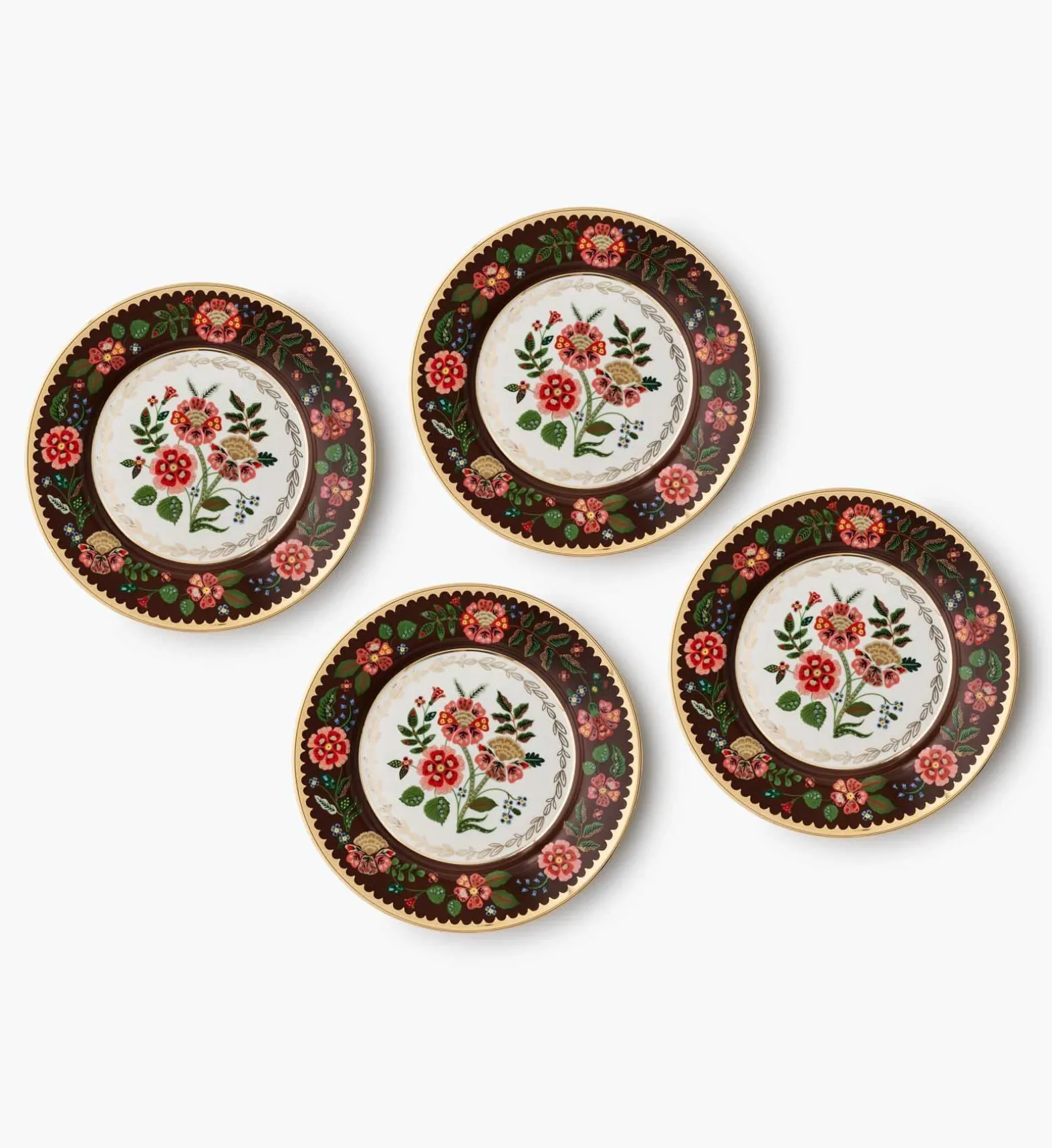 Porcelain Dessert Plate Set