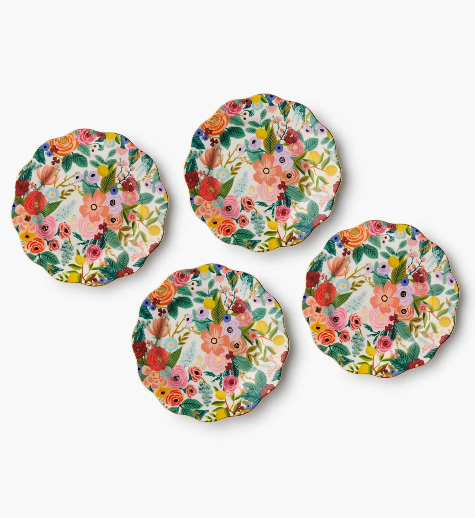 Porcelain Dessert Plate Set