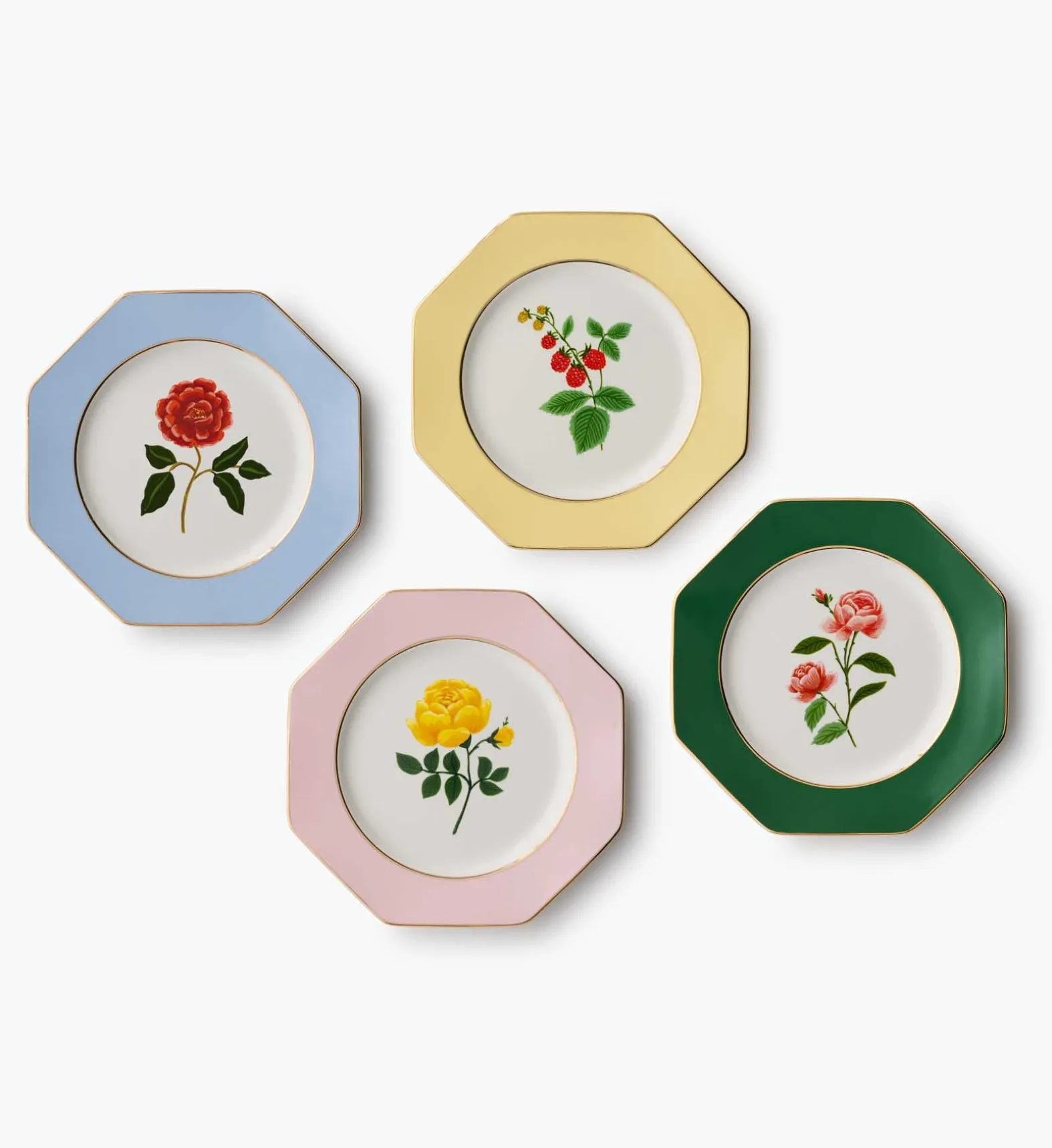 Porcelain Dessert Plate Set