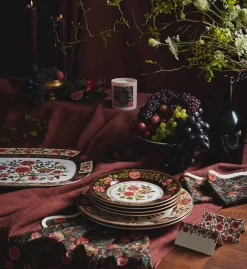 Porcelain Dinner Plate Set