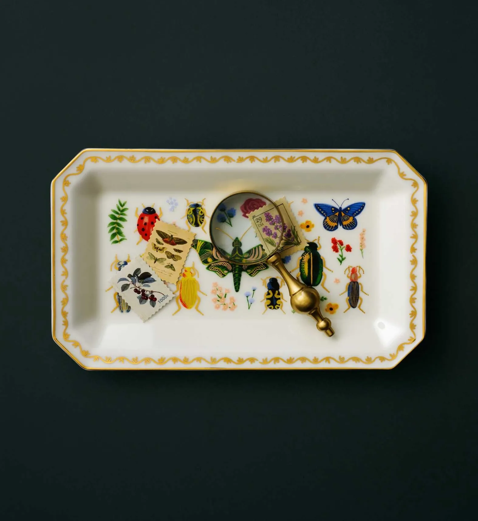 Porcelain Large Catchall Tray