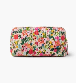 Quilted Large Cosmetic Pouch