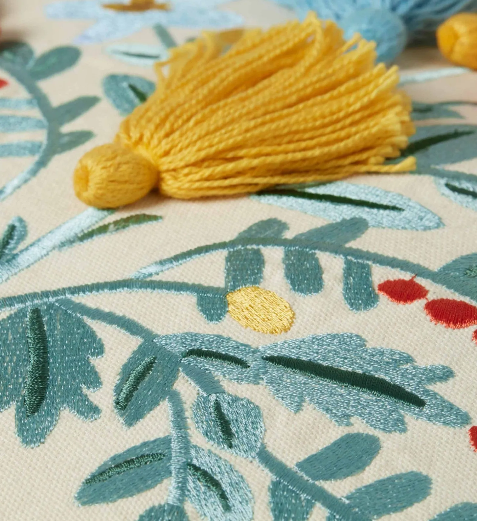 Vase Study No. 5 Embroidered Pillow